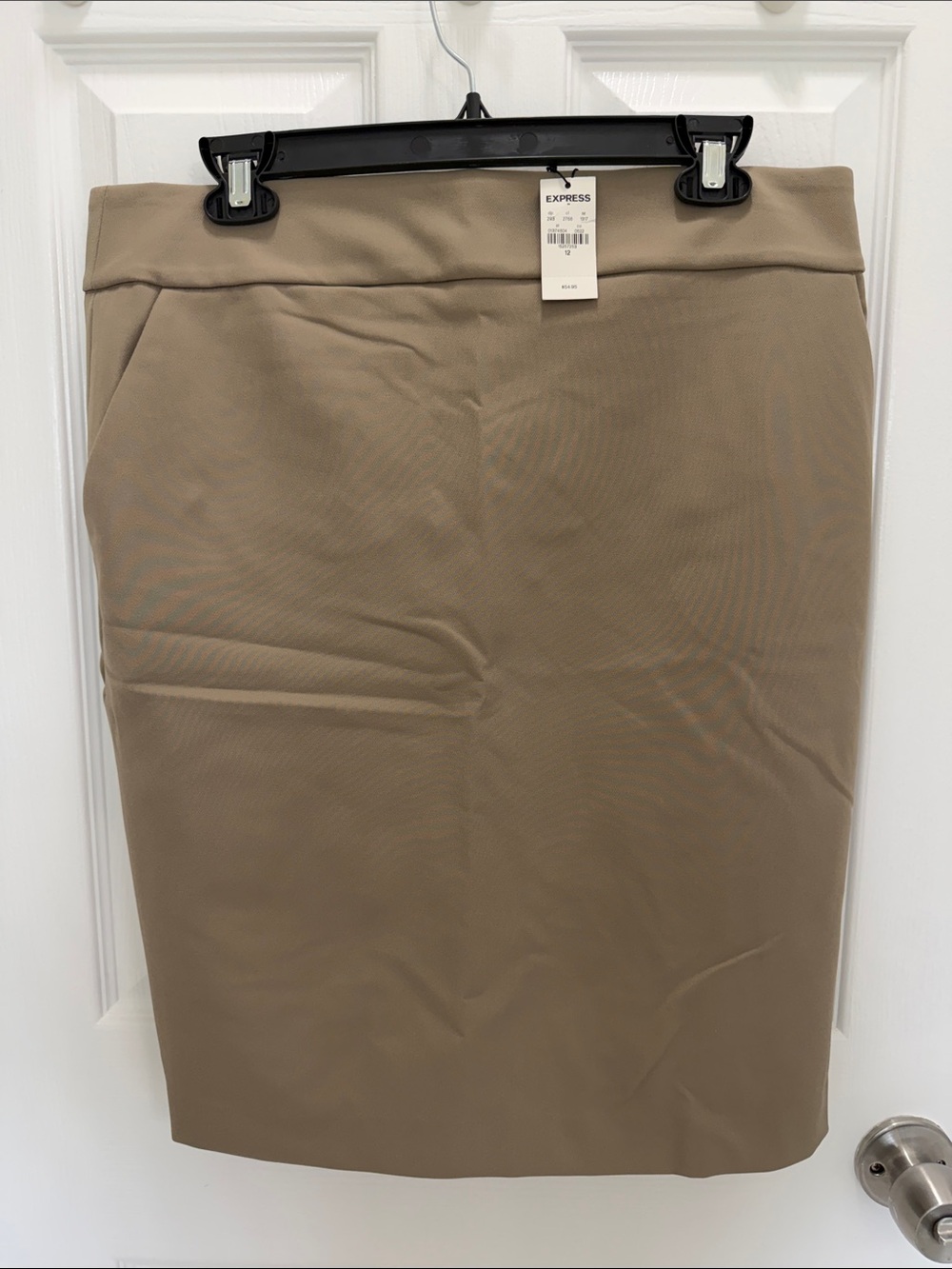 Express Tan Pencil Skirt